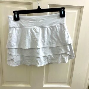 Athleta, size 14 girl, white skort
